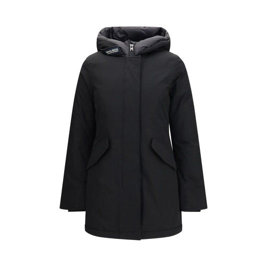 Woolrich Black Cotton Parka
