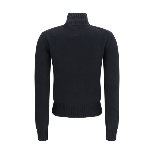 Ami Paris Black Cashmere Turtleneck