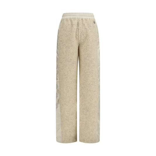 Moncler Beige Polyester Joggers (Workout Pants)