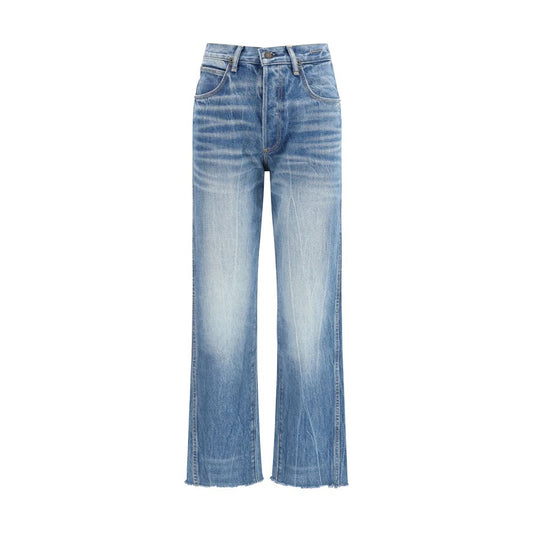 Tom Ford Blue Cotton Bootcut Jeans