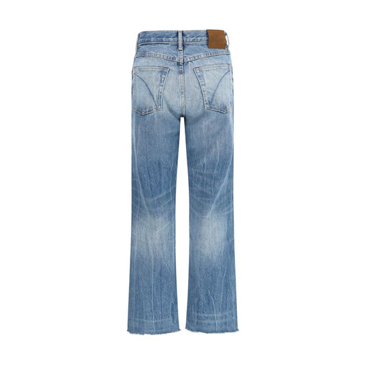 Tom Ford Blue Cotton Bootcut Jeans