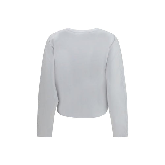 Ganni White Cotton Pattern Shirt