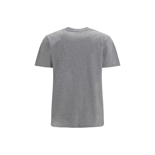 Ganni Gray Cotton T-Shirt