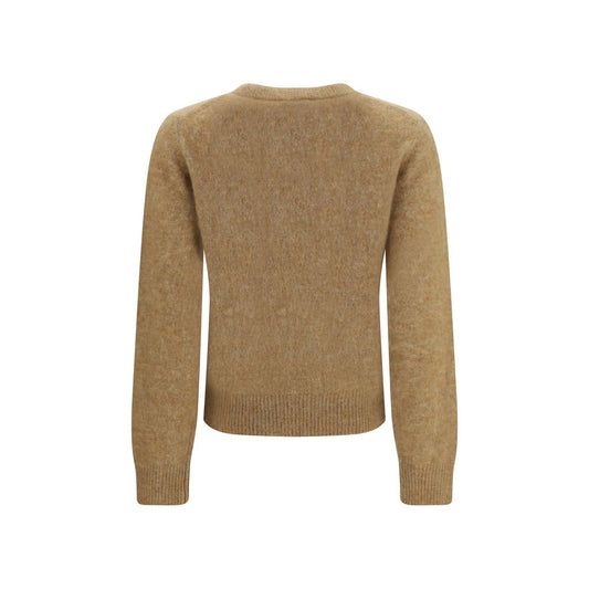 Ganni Beige Alpaca Vicugna Pacos Sweatshirt