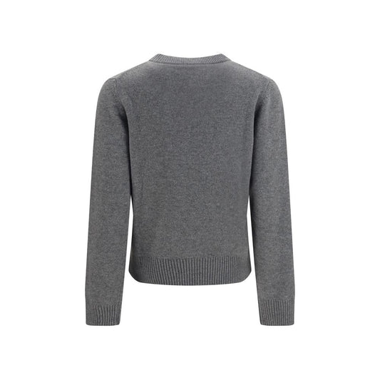 Ganni Gray Wool Oves Aries Sweatshirt