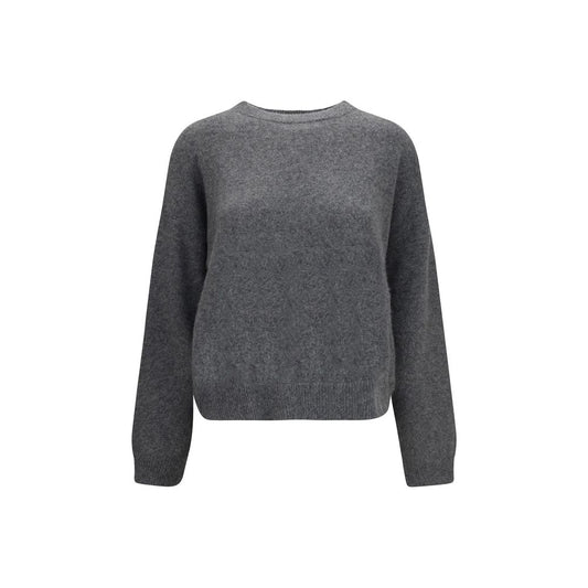 Loulou De Saison Gray Wool Oves Aries Sweatshirt