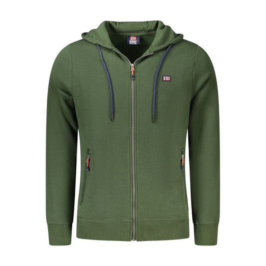 Norway 1963 Green Cotton Mens Hoodie