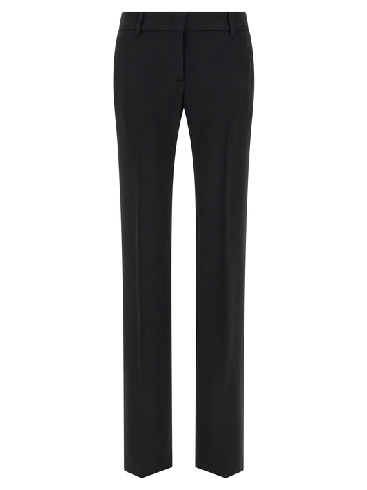 Ermanno Scervino Black Viscose Dress Pants