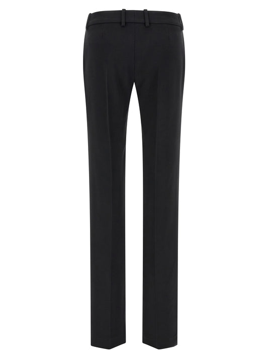 Ermanno Scervino Black Viscose Dress Pants