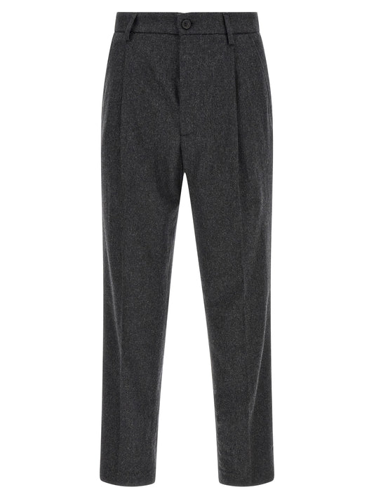 Department 5 Gray Wool Casual Pants