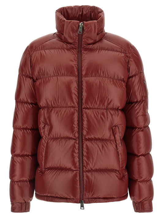 Herno Bordeaux Polyamide Full-Length Jacket