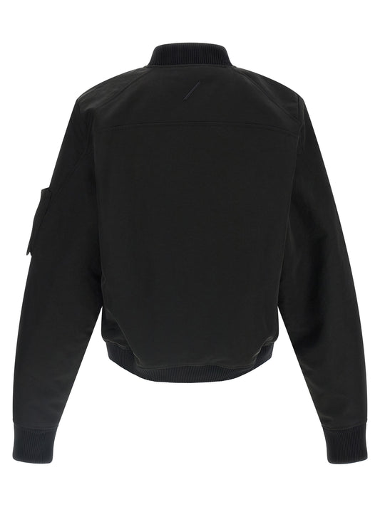 Thom Krom Black Recycled Polyamide Bomber