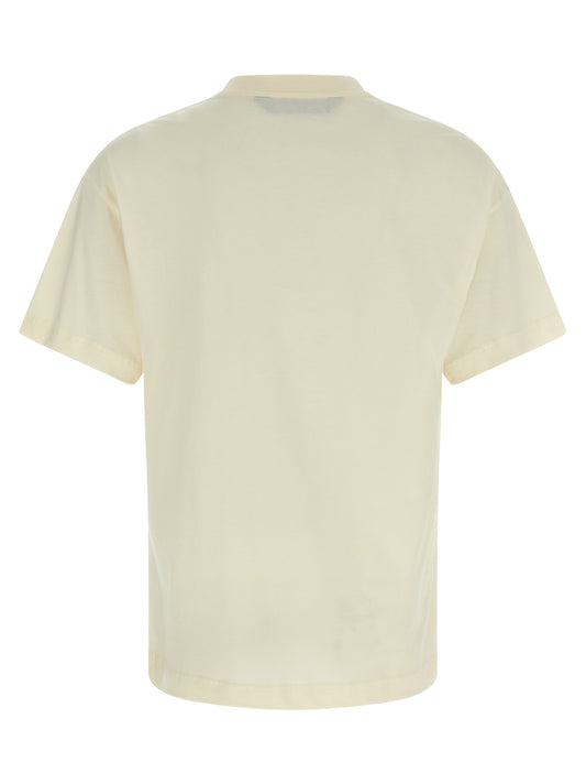 Palm Angels White Cotton T-Shirt