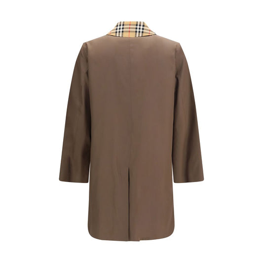 Burberry Brown Cotton Coat