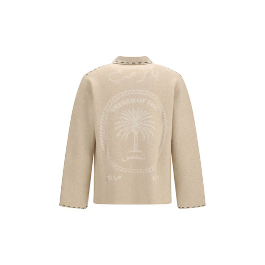 Baziszt Beige Cashmere Cardigan