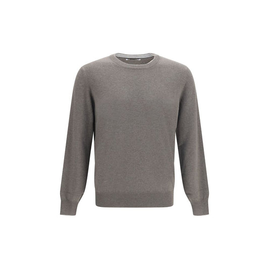Brunello Cucinelli Gray Cashmere Sweater