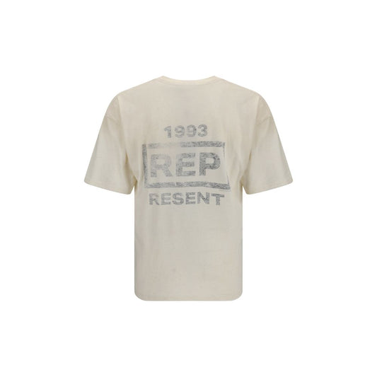 Represent Beige Cotton T-Shirt