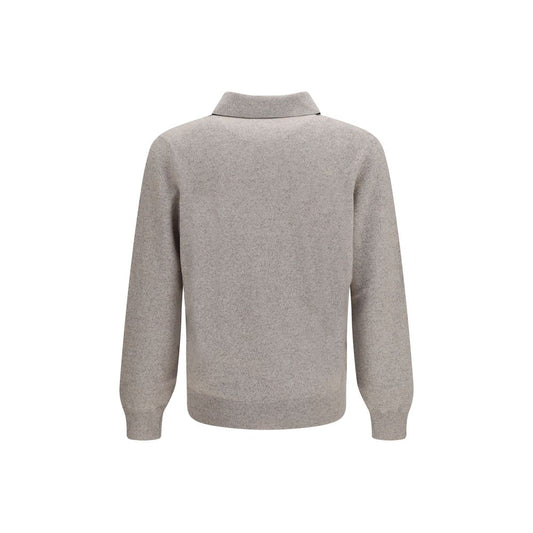 Brunello Cucinelli Gray Cashmere Sweatshirt