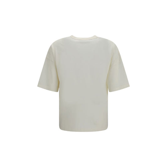 Palm Angels White Cotton T-Shirt