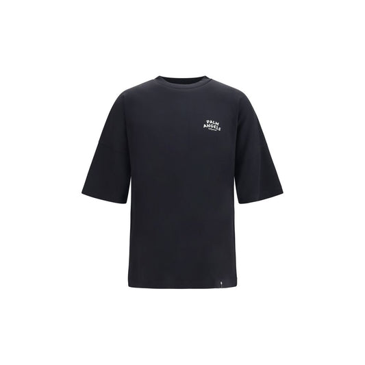 Palm Angels Black Cotton T-Shirt
