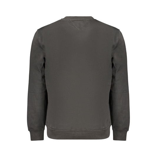 Tommy Hilfiger Black Cotton Men Sweatshirt