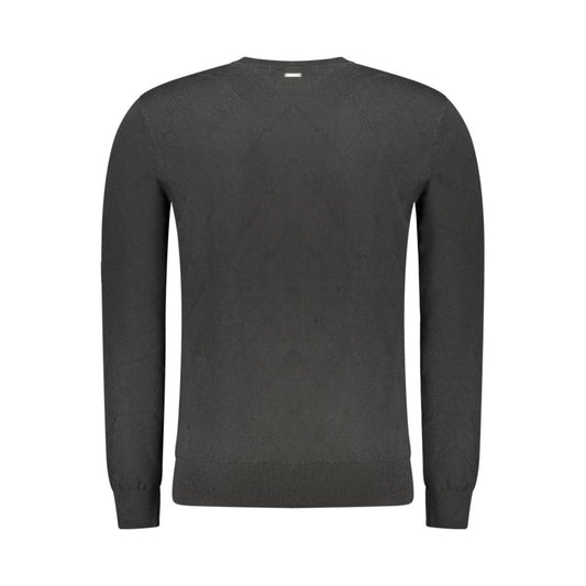 Guess Jeans Black Polyester Men Sweater