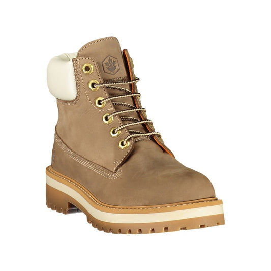 Lumberjack Beige Polyester Ankle Boots
