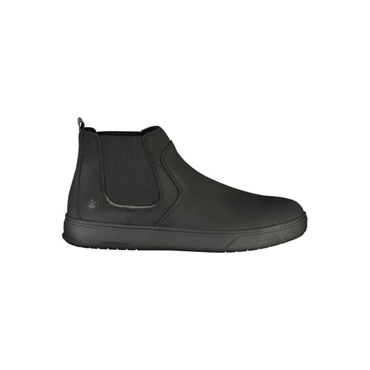 Lumberjack Black Polyester Ankle Boots