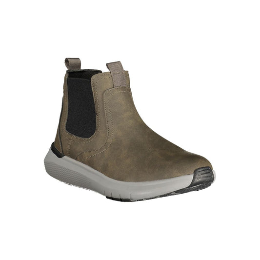 Lumberjack Green Polyester Ankle Boots