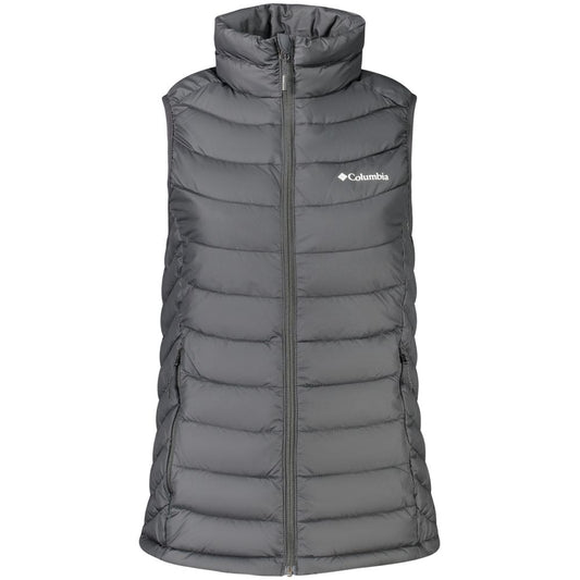 Columbia Black Polyester Sleeveless Jacket