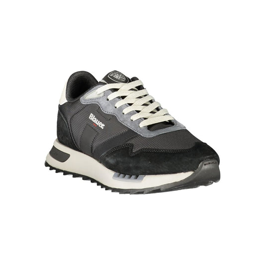 Blauer Nero Poliuretano Uomo Sneaker