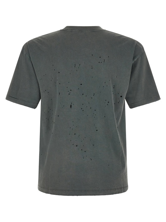 SATISFY Gray Cotton T-Shirt