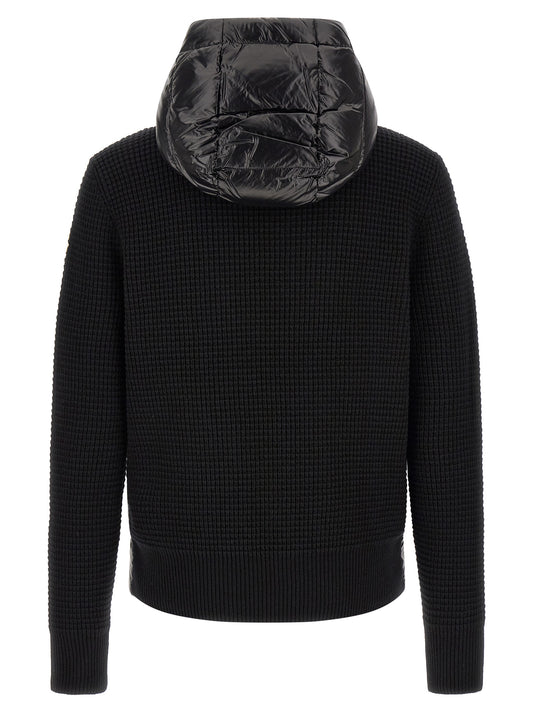 Moncler Black Polyamide Cardigan