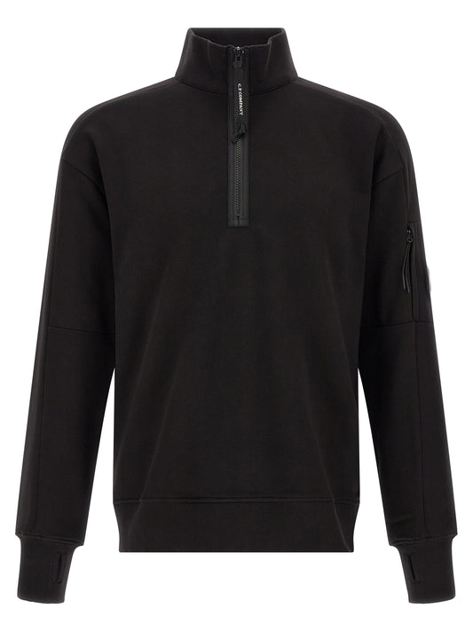 C.P. Company Black Cotton Sweatshirt