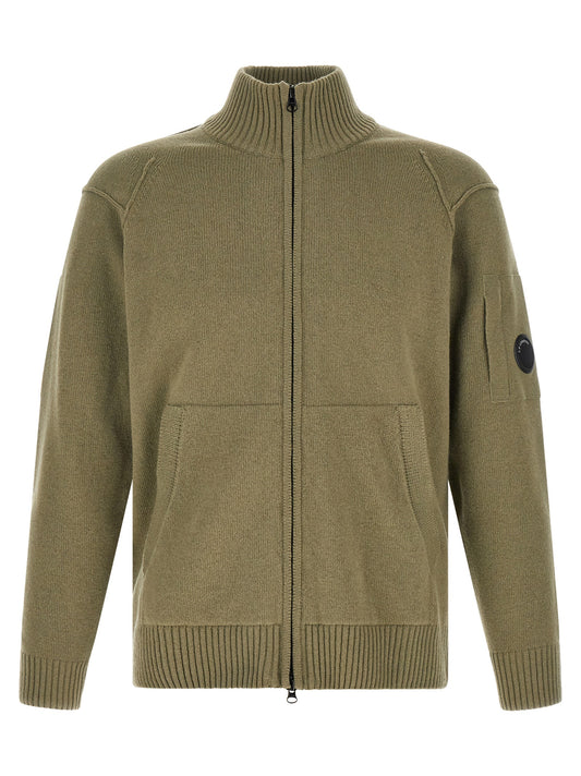 C.P. Company Bicolor Wool Cardigan