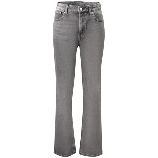 Calvin Klein Black Cotton Womens Jeans