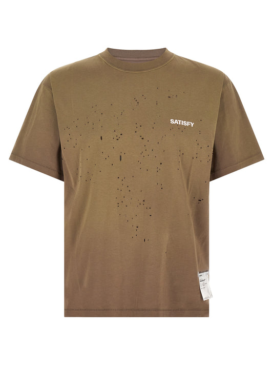 SATISFY Brown Cotton T-Shirt