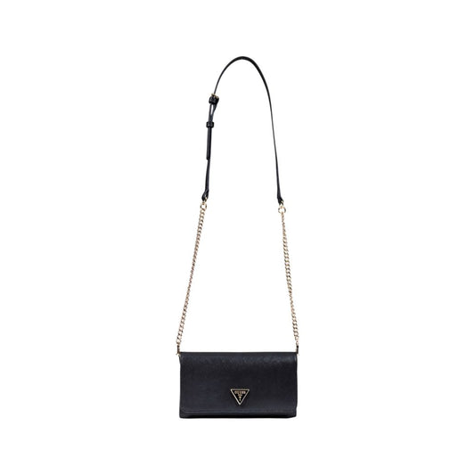 Guess Black Polyethylene Clutch Bag
