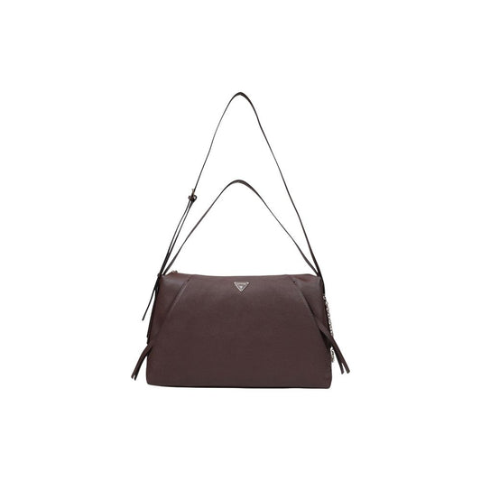 Guess Brown Polyethylene Handbag