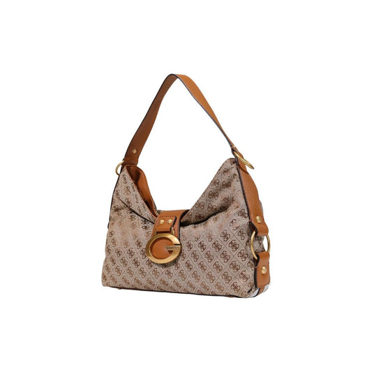 Guess Beige Polyester Handbag