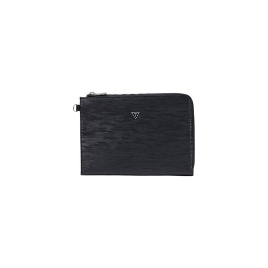 Guess Black Polyethylene Clutch Bag