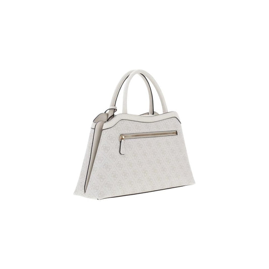 Guess White Polyethylene Handbag