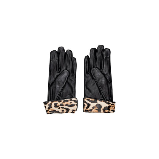 Pieces Black Leather Gloves
