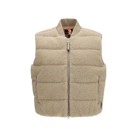 Parajumpers Beige Polyester Sleeveless Jacket