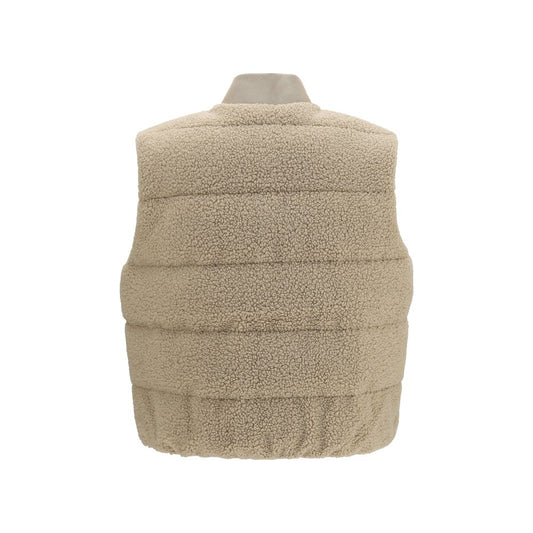 Parajumpers Beige Polyester Sleeveless Jacket