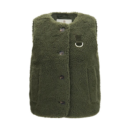 Barbour Bicolor Recycled Polyester Sleeveless Jacket