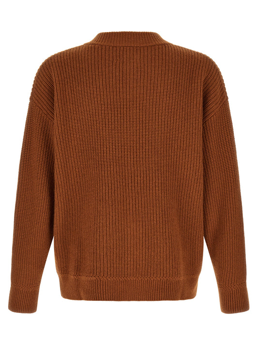 Isabel Marant Brown Merino Wool Cardigan
