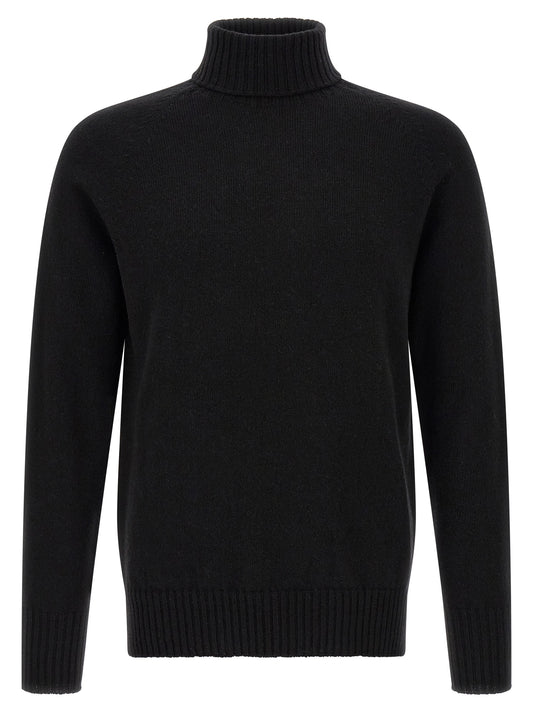 MA'RY'YA Black Cashmere Cardigan