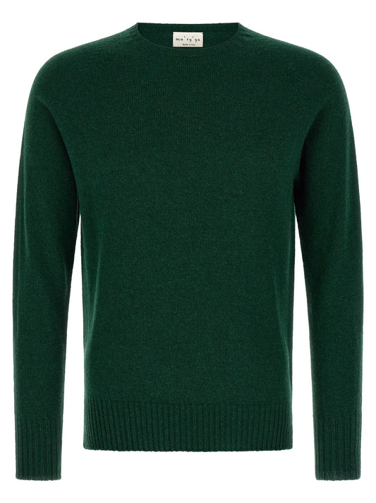 MA'RY'YA Bicolor Cashmere Cardigan
