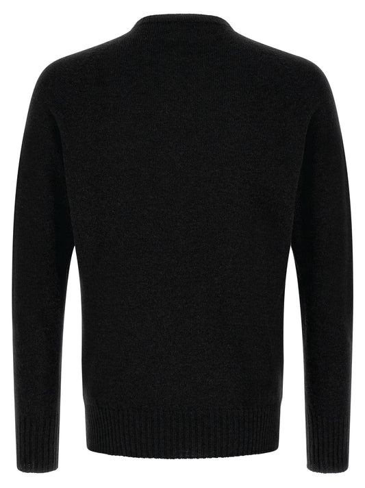 MA'RY'YA Black Cashmere Cardigan